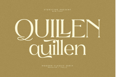 Quillen Typeface