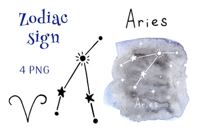 Zodiac sign Aries. PNG clipart