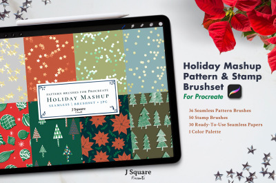 Holiday Mashup Pattern &amp; Stamp Brush