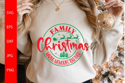 Family Christmas SVG