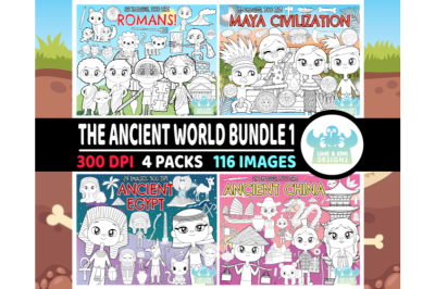 The Ancient World Digital Stamps Bundle 1
