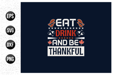 Happy thanksgiving day typography quotes.