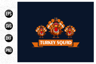 Turkey squad quotes with illustration graphic