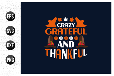 Thanksgiving typographic t shirt design vector