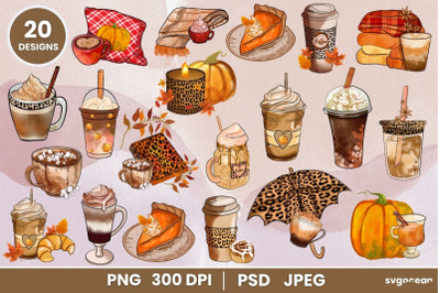 Fall Sublimation Bundle | Fall PNG | Autumn Sublimation