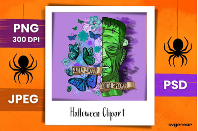 Frankinstein&nbsp;Sublimation | PNG Bundle | Sorta Sweet Sorta Spooky