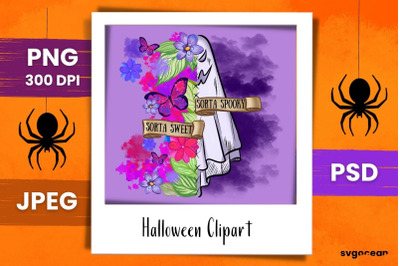 Ghost Sublimation | PNG Bundle | Sorta Sweet Sorta Spooky