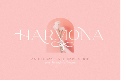 Harmona - Elegant All Caps Serif