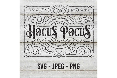 Hocus Pocus, Sanderson Sisters, Halloween Design