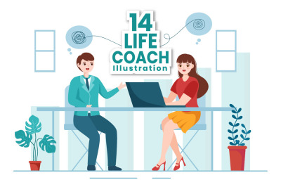 14 Life Coach Illustration