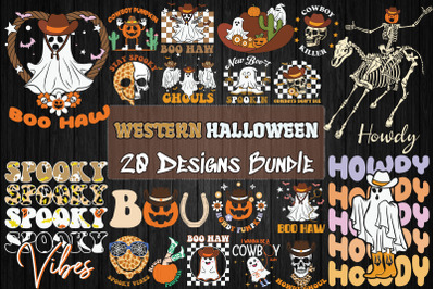 Western Halloween Bundle SVG 20 designs
