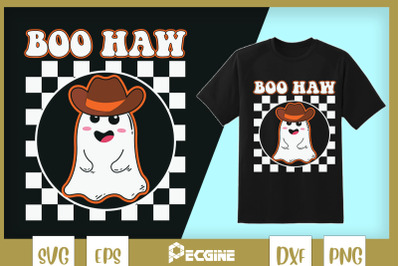 Cute Halloween Boo Haw Western Halloween