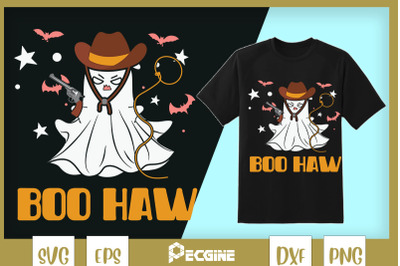 Boo Haw Cool Western Boo SVG