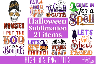 Halloween Sublimation Quotes Bundle