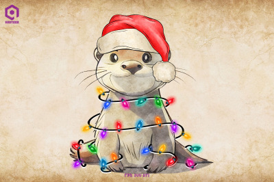 Otter Christmas Tree Lights