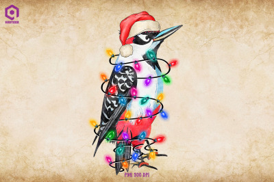 Woodpecker Christmas Tree Lights