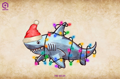 Shark Christmas Tree Lights