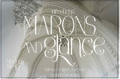 Marons and Glance&nbsp;