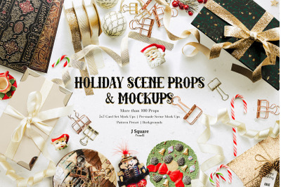 Holiday Props &amp; Mockups