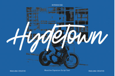 Hydetown Script Font