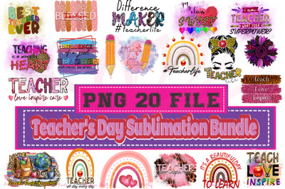 Teacher&#039;s Day Sublimation Bundle