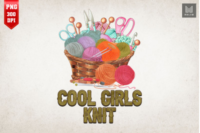 Knitting Girl Gift For Knitting Lover