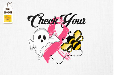 Check Your Boo Bees Breast Cancer