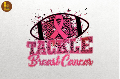 Tackle Football Ribbon Breast Cancer