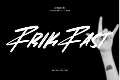 Frikfast Brush Scipt Font