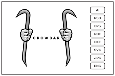 Crowbar design illustration