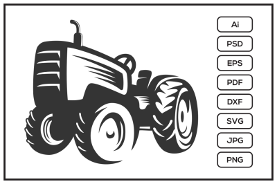 Tractor design illustration