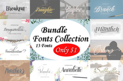 Bundle Fonts Collection