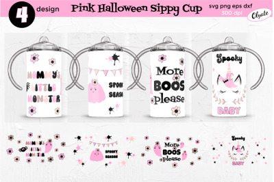 Sippy Cup Halloween SVG PNG. Kids Tumbler. Baby Halloween