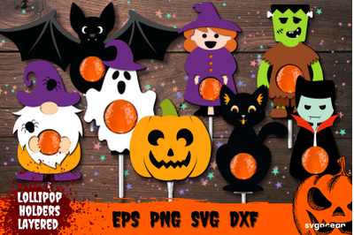 Halloween Lollipop Holders | Candy Holders | Svg Bundle | Cut File