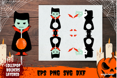 Vampire Lollipop Holder | Candy Holders | Svg Bundle | Cut File