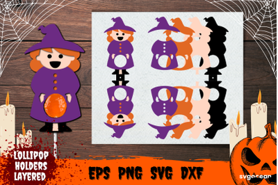 Witch Lollipop Holder | Candy Holders | Svg Bundle | Cut File