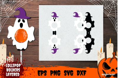 Ghost Lollipop Holder | Candy Holders | Svg Bundle | Cut File