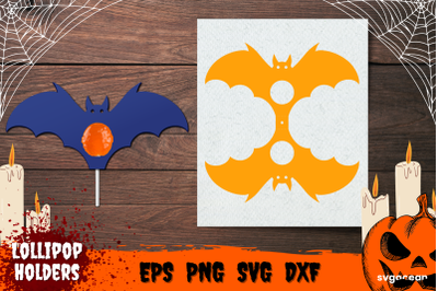 Bat Candy Holder | Lollipop Holders | Svg Bundle | Cut File