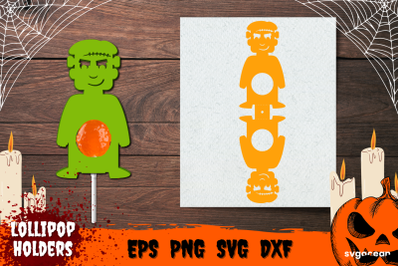 Frankenstein&amp;nbsp;Candy Holder | Lollipop Holders | Svg Bundle | Cut File