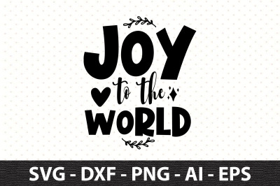 Joy to the World svg