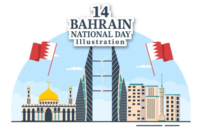 14 Bahrain National Day Illustration