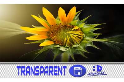 200 SUNFLOWERS TRANSPARENT PNG PHOTOSHOP OVERLAYS BACKGROUNDS