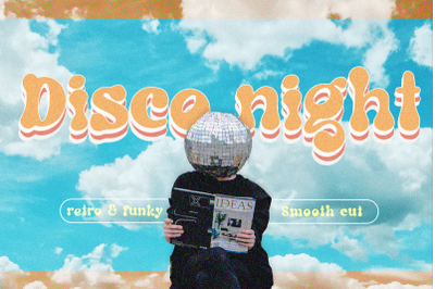 Disco Night, Retro Font