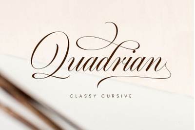 Quadrian - Elegant Script