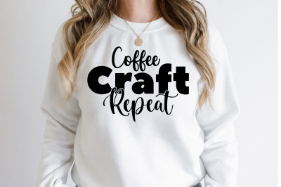 Coffee Craft Repeat svg