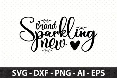 Brand Sparkling New svg