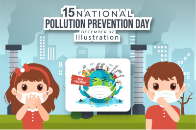 15 National Pollution Prevention Day Illustration