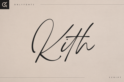 Kith - handmade script