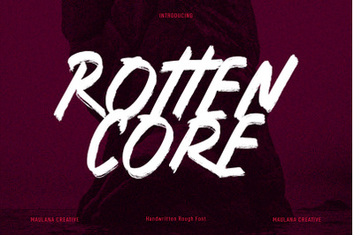 Rotten Core Handwrittten Brush Font