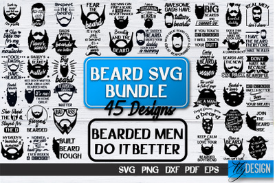 Beard SVG Design | Funny Quotes SVG Design | Bearded Men SVG